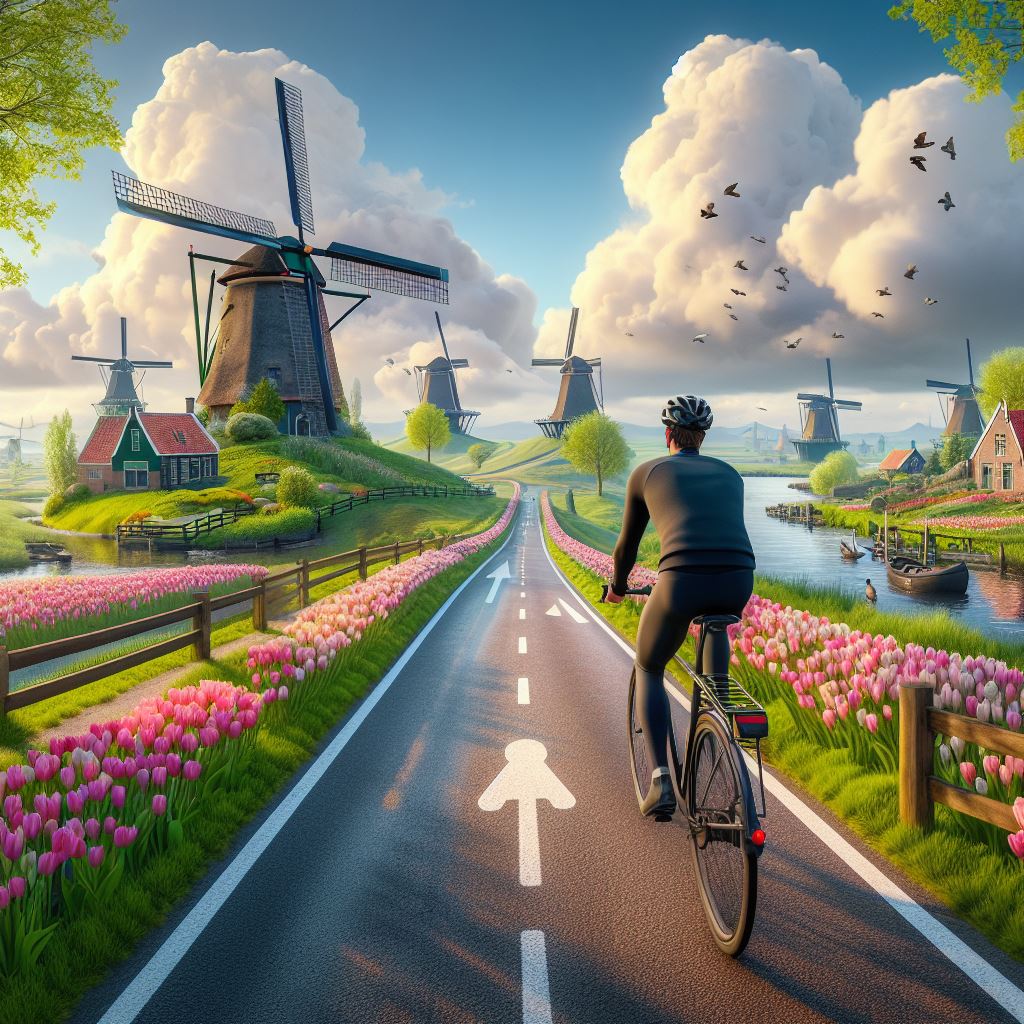 Cycling-through-the-Dutch-countryside