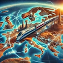 Key Train Routes Across Europe